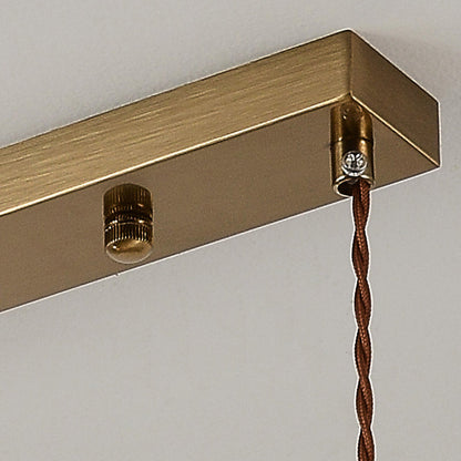 Modern Mid-Century Solid Wood Glass Ball Shade 1/3-Light Chandelier Island Light For Living Room
