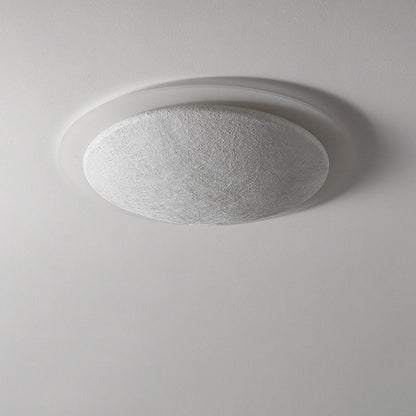 モダンでミニマリストな樹脂製アクリル製ムーンシェードLEDフラッシュマウントシーリングライト（寝室用）