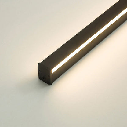 مصباح حائط LED مستطيل الشكل طويل من الحديد بتصميم عصري بسيط لغرفة النوم 