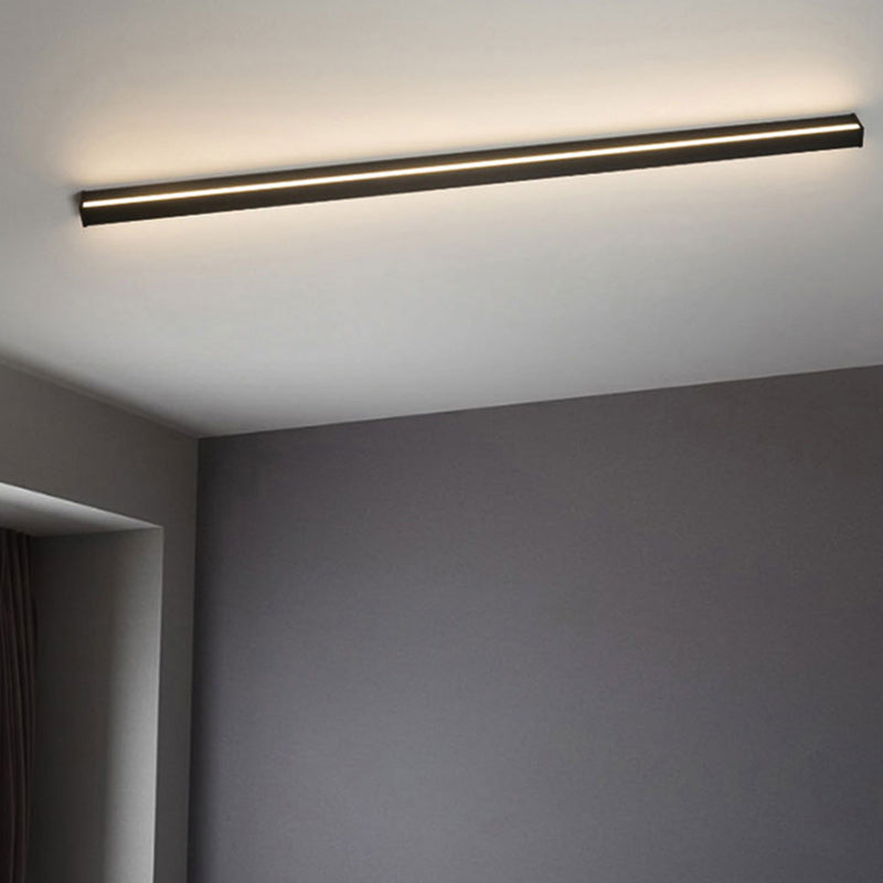 مصباح حائط LED مستطيل الشكل طويل من الحديد بتصميم عصري بسيط لغرفة النوم 