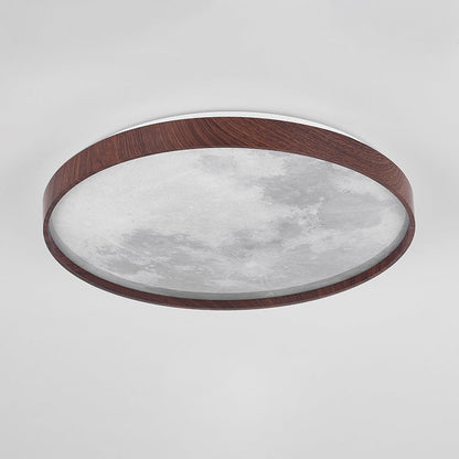 Modern Minimalist Round Dome Iron Plastic Acrylic LED Flush Mount Ceiling Light For Bedroom