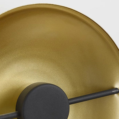 Contemporary Creative Flying Saucer Round Hardware LED Wall Sconce Lamp For Bedroom