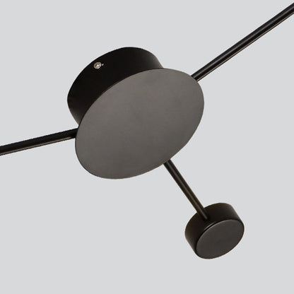 Contemporary Creative Dipper Round Iron Acrylic LED Wall Sconce Lamp For Bedroom