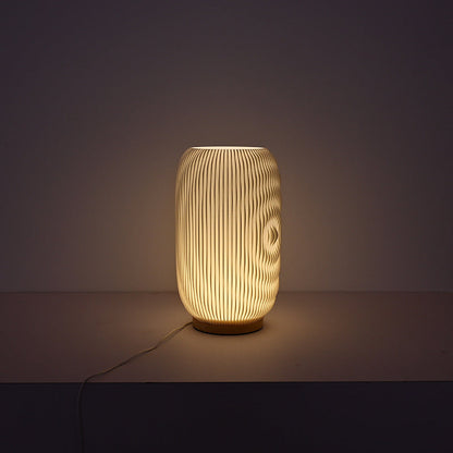 Modern Minimalist USB Cylinder Plastic LED Table Lamp For Bedroom