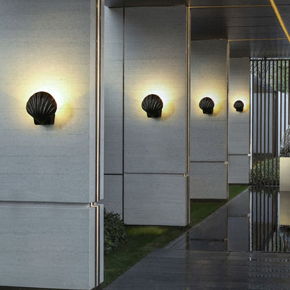 Contemporary Creative Waterproof Shell Round Aluminum LED Wall Sconce Lamp For Hallway