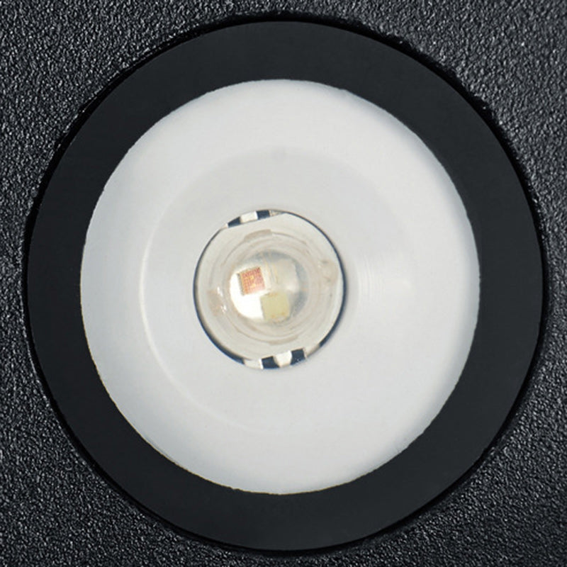 Contemporary Creative Waterproof Shell Round Aluminum LED Wall Sconce Lamp For Hallway