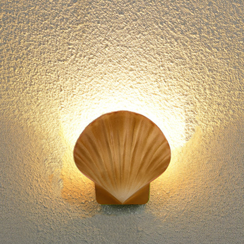 Contemporary Creative Waterproof Shell Round Aluminum LED Wall Sconce Lamp For Hallway