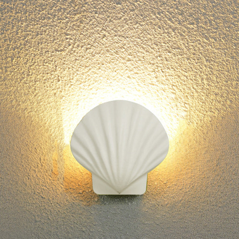 Contemporary Creative Waterproof Shell Round Aluminum LED Wall Sconce Lamp For Hallway