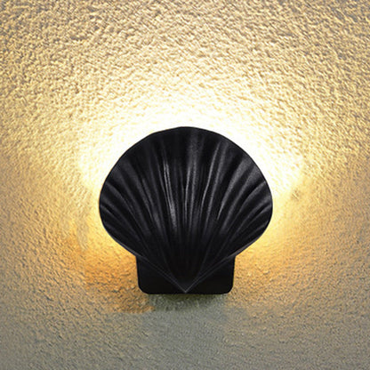 Contemporary Creative Waterproof Shell Round Aluminum LED Wall Sconce Lamp For Hallway