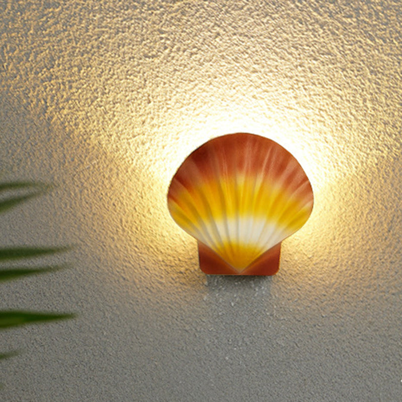 Contemporary Creative Waterproof Shell Round Aluminum LED Wall Sconce Lamp For Hallway