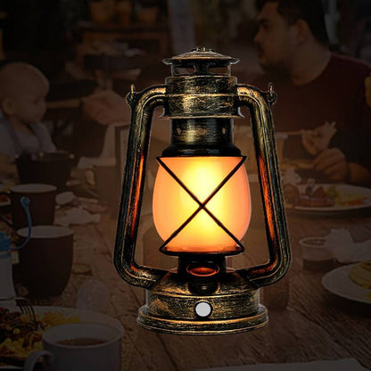 Traditional Vintage USB Horse Lamp Lantern Round ABS LED Table Lamp For Living Room
