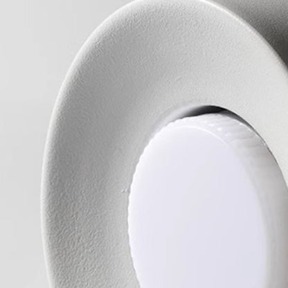 Modern Minimalist Round Cylinder Downlight Spotlight Iron Acrylic LED Flush Mount Ceiling Light For Bedroom