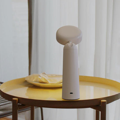 Modern Minimalist Portable USB Magnifier Shape Round Cylinder ABS LED Table Lamp For Bedroom