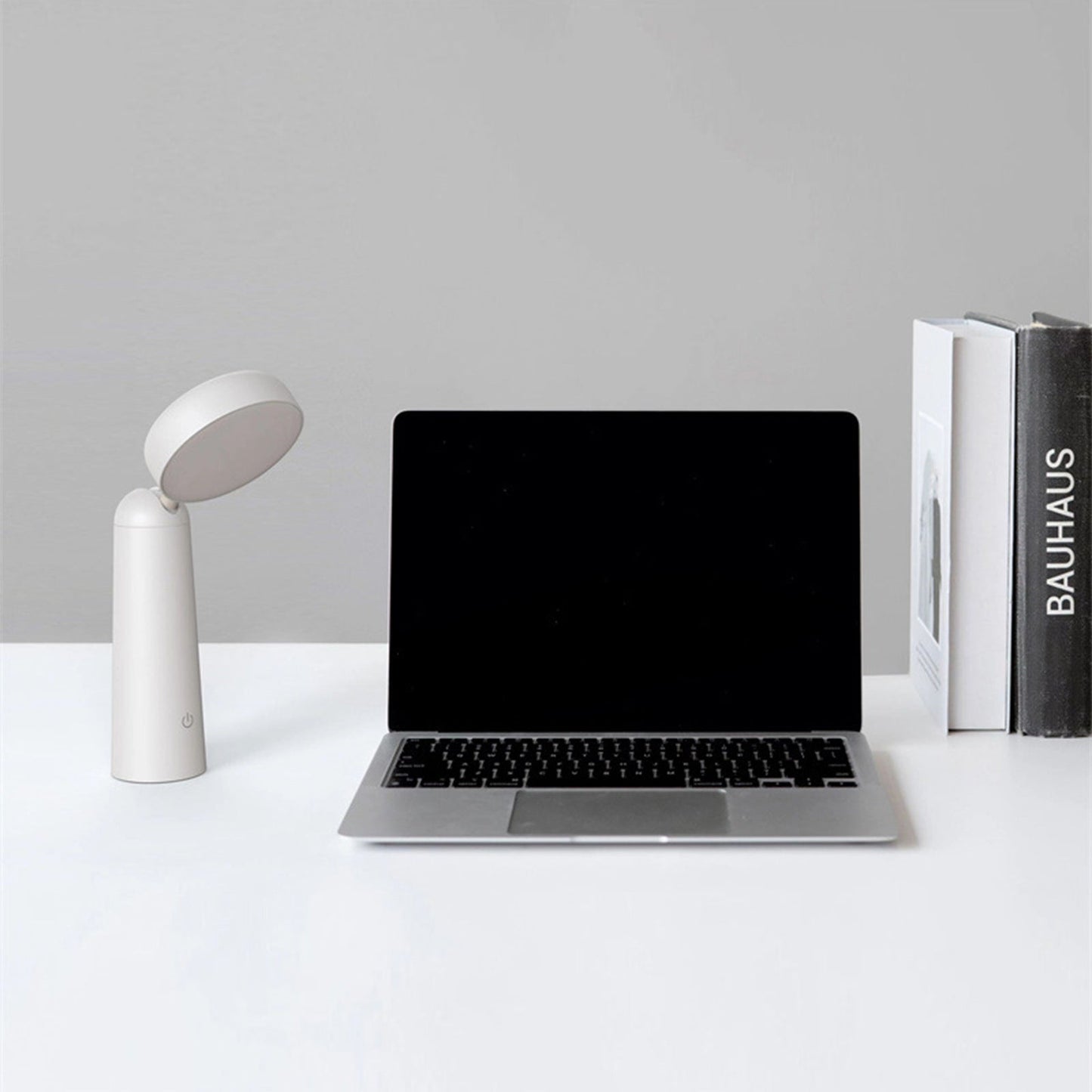 Modern Minimalist Portable USB Magnifier Shape Round Cylinder ABS LED Table Lamp For Bedroom