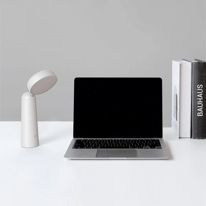 Modern Minimalist Portable USB Magnifier Shape Round Cylinder ABS LED Table Lamp For Bedroom