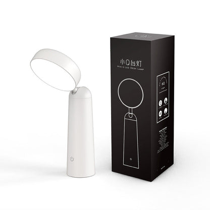 Modern Minimalist Portable USB Magnifier Shape Round Cylinder ABS LED Table Lamp For Bedroom