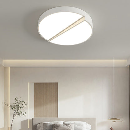 Modern Minimalist Round Square Rectangle Block Combination Iron Acrylic LED Flush Mount Ceiling Light for Bedroom