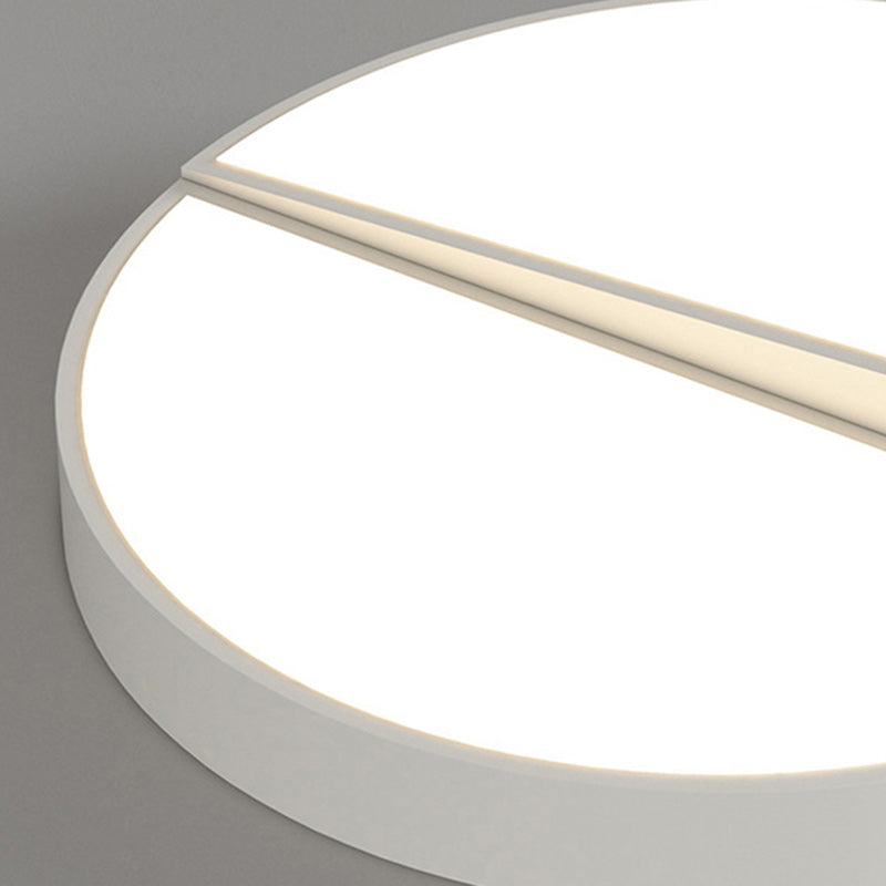 Modern Minimalist Round Square Rectangle Block Combination Iron Acrylic LED Flush Mount Ceiling Light for Bedroom