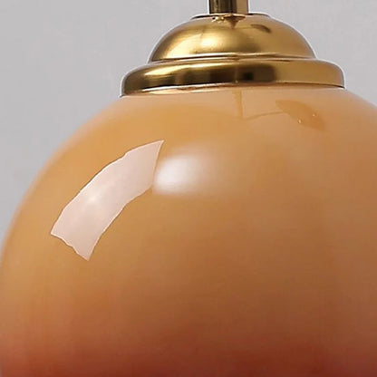 Modern Mid-Century Cream Round Oval Ash Wood Glass 1-Light Wall Sconce Lamp For Bedroom