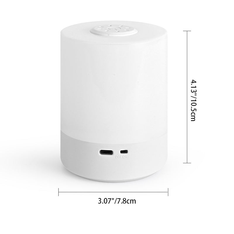 Modern Minimalist USB Round Cylinder ABS LED Table Lamp For Bedroom