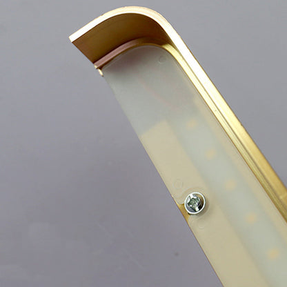 Modern Minimalist Rectangle Aluminum Acrylic LED Wall Sconce Lamp For Bedroom