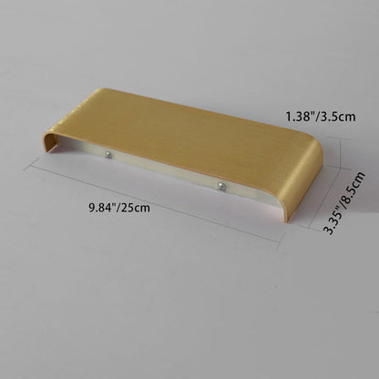 Modern Minimalist Rectangle Aluminum Acrylic LED Wall Sconce Lamp For Bedroom