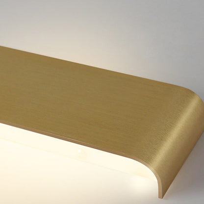 Modern Minimalist Rectangle Aluminum Acrylic LED Wall Sconce Lamp For Bedroom