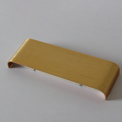 Modern Minimalist Rectangle Aluminum Acrylic LED Wall Sconce Lamp For Bedroom