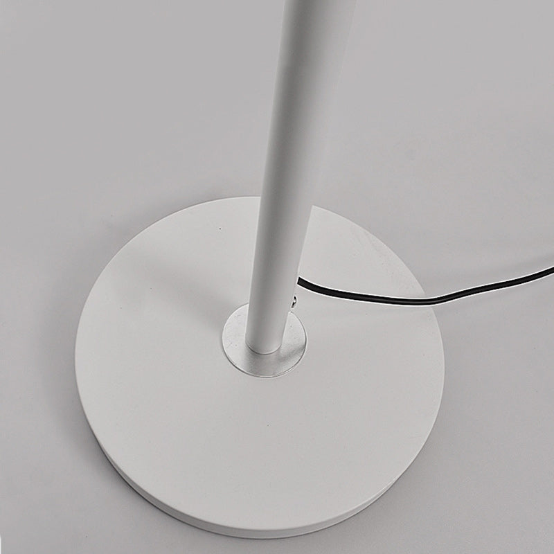 Modern Minimalist Wave Aluminum Iron Silicone LED Standing Floor Lamp For Living Room