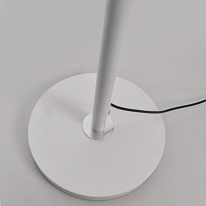 Modern Minimalist Wave Aluminum Iron Silicone LED Standing Floor Lamp For Living Room