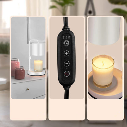 Modern Minimalist Lift Adjustable Round Cylinder Iron 1-Light Melting Wax Table Lamp For Bedroom