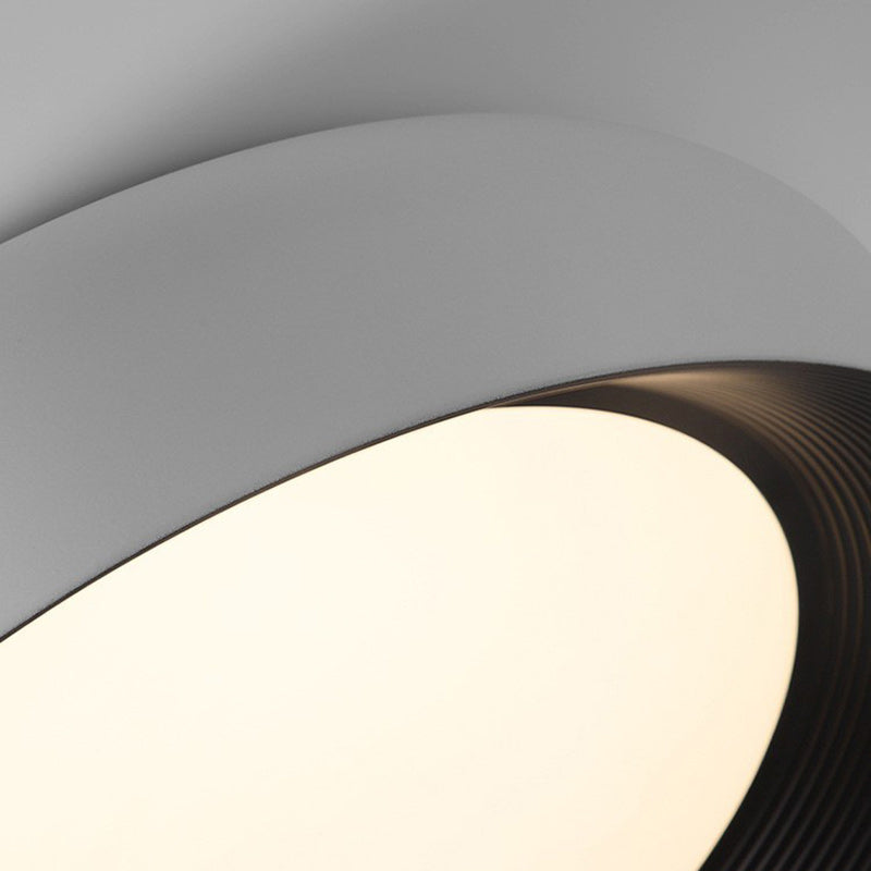 Modern Minimalist Round Dome Iron Acrylic LED Flush Mount Ceiling Light For Bedroom