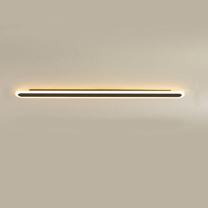 Modern Minimalist Linear Iron Acrylic LED Wall Sconce Lamp For Bedroom