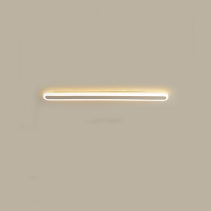 Modern Minimalist Linear Iron Acrylic LED Wall Sconce Lamp For Bedroom