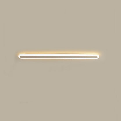Modern Minimalist Linear Iron Acrylic LED Wall Sconce Lamp For Bedroom
