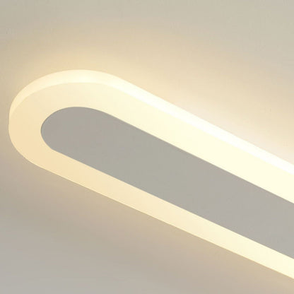 Modern Minimalist Linear Iron Acrylic LED Wall Sconce Lamp For Bedroom