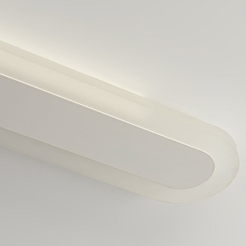 Modern Minimalist Linear Iron Acrylic LED Wall Sconce Lamp For Bedroom