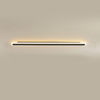 Modern Minimalist Linear Iron Acrylic LED Wall Sconce Lamp For Bedroom