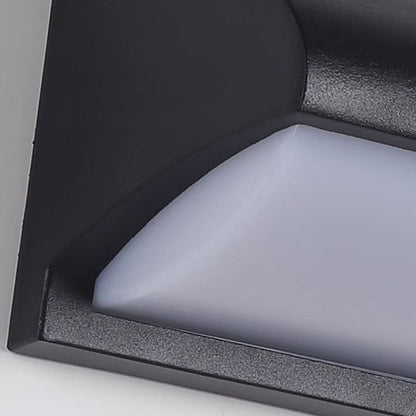 Modern Minimalist Waterproof Rectangle Oval PC Aluminum LED Wall Sconce Lamp For Outdoor