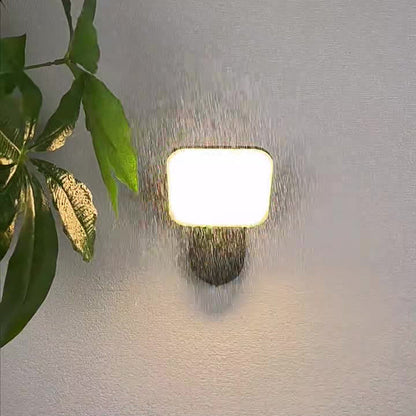 Modern Minimalist Round Square Aluminum Acrylic LED Wall Sconce Lamp For Patio