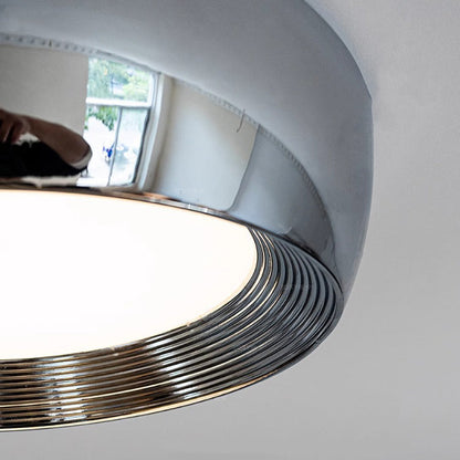 Contemporary Nordic Round Iron Acrylic LED Flush Mount Ceiling Light For Bedroom