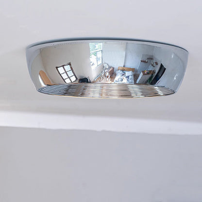 Contemporary Nordic Round Iron Acrylic LED Flush Mount Ceiling Light For Bedroom