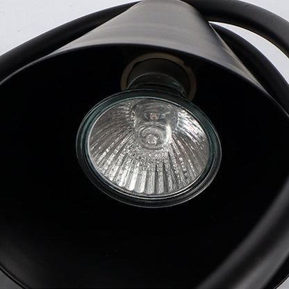 Modern Minimalist Round Oval Cone Hardware 1-Light Melting Wax Table Lamp For Bedroom