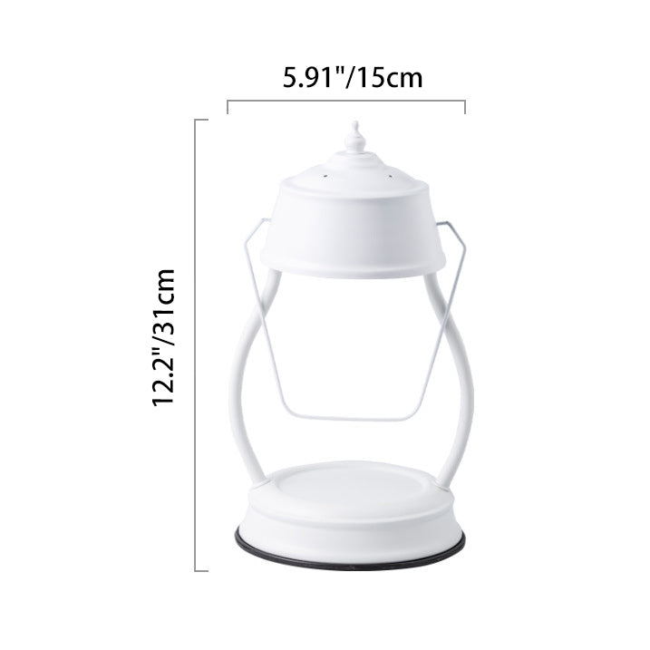Contemporary Creative Horse Lamp Round Oval Iron 1-Light Melting Wax Table Lamp For Bedroom