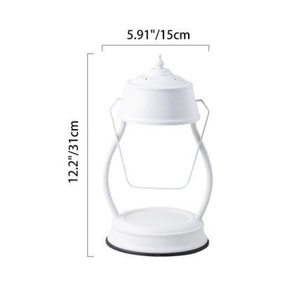 Contemporary Creative Horse Lamp Round Oval Iron 1-Light Melting Wax Table Lamp For Bedroom