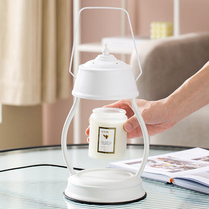Contemporary Creative Horse Lamp Round Oval Iron 1-Light Melting Wax Table Lamp For Bedroom
