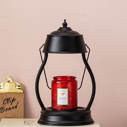 Contemporary Creative Horse Lamp Round Oval Iron 1-Light Melting Wax Table Lamp For Bedroom
