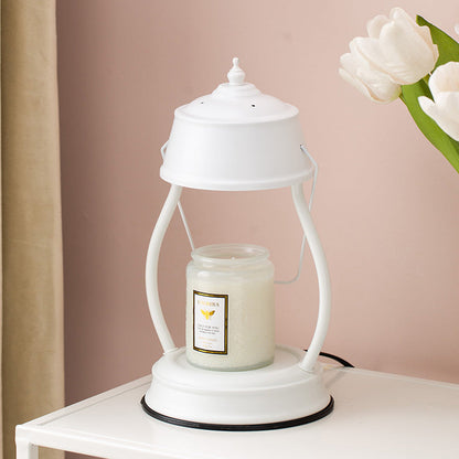 Contemporary Creative Horse Lamp Round Oval Iron 1-Light Melting Wax Table Lamp For Bedroom
