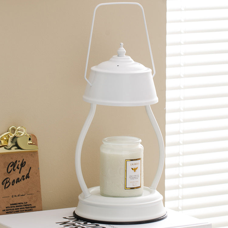 Contemporary Creative Horse Lamp Round Oval Iron 1-Light Melting Wax Table Lamp For Bedroom