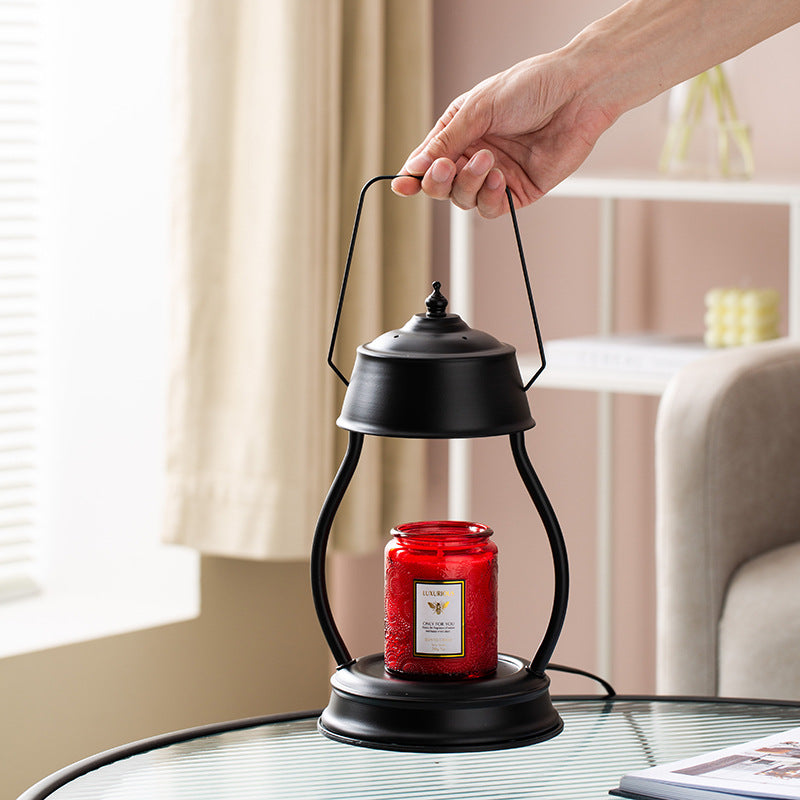 Contemporary Creative Horse Lamp Round Oval Iron 1-Light Melting Wax Table Lamp For Bedroom
